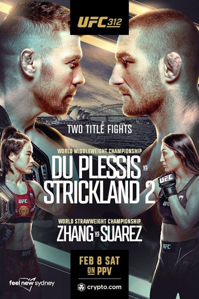 UFC 312: (Du Plessis vs Strickland 2)